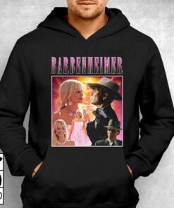 Oppenheimer Barbie Movie Fan Collage T-shirt 2 Oppenheimer Barbie Movie Fan Collage T shirt 3