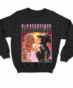 Oppenheimer Barbie Movie Fan Collage T-shirt 3 Oppenheimer Barbie Movie Fan Collage T shirt 4