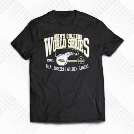 Oral Roberts Golden Eagles 2023 Ncaa Men’s Baseball College World Series T-shirt