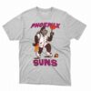 Orange Phoenix Suns Team Mascot T-shirt