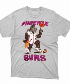 Orange Phoenix Suns Team Mascot T-shirt Orange Phoenix Suns Team Mascot T-shirt