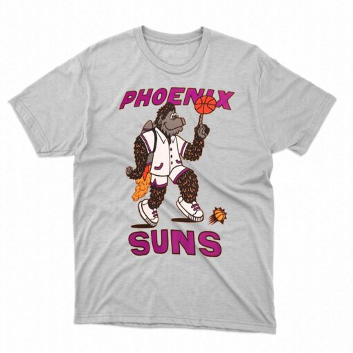 Orange Phoenix Suns Team Mascot T-shirt