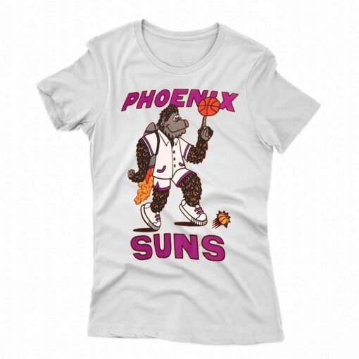 Orange Phoenix Suns Team Mascot T-shirt