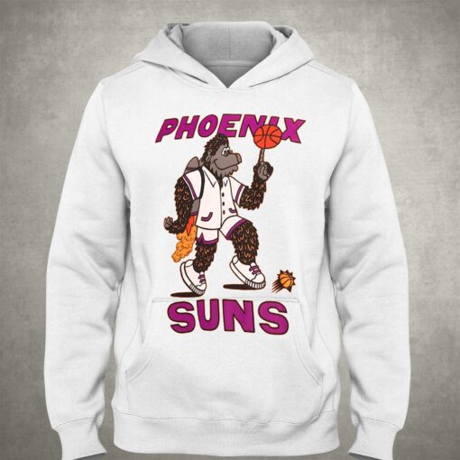 Orange Phoenix Suns Team Mascot T-shirt