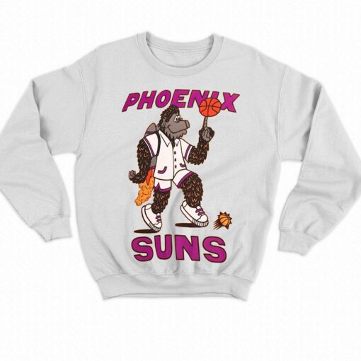 Orange Phoenix Suns Team Mascot T-shirt