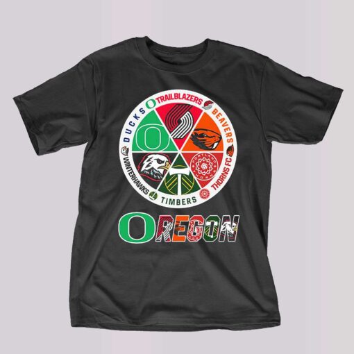 Oregon Sports Teams Shirt Ducks Trailblazers Beavers Thorns Fc Timbers And Winterhawks