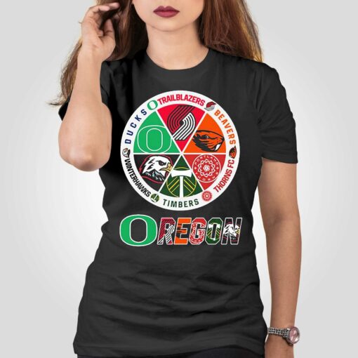 Oregon Sports Teams Shirt Ducks Trailblazers Beavers Thorns Fc Timbers And Winterhawks