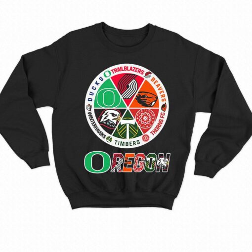 Oregon Sports Teams Shirt Ducks Trailblazers Beavers Thorns Fc Timbers And Winterhawks