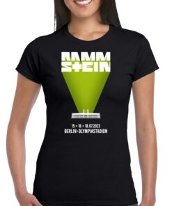 Original Rammstein Berlin July 15 16 18 2023 Olympiastadion Tour Shirt
