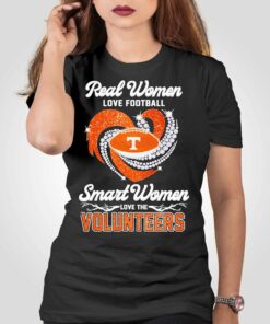Original Real Women Love Football Smart Women Love The Volunteers T-shirt
