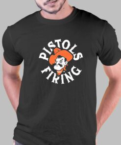 Osu Oklahoma State Pistols Firing Shirt