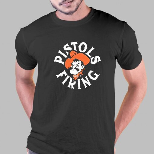 Osu Oklahoma State Pistols Firing Shirt