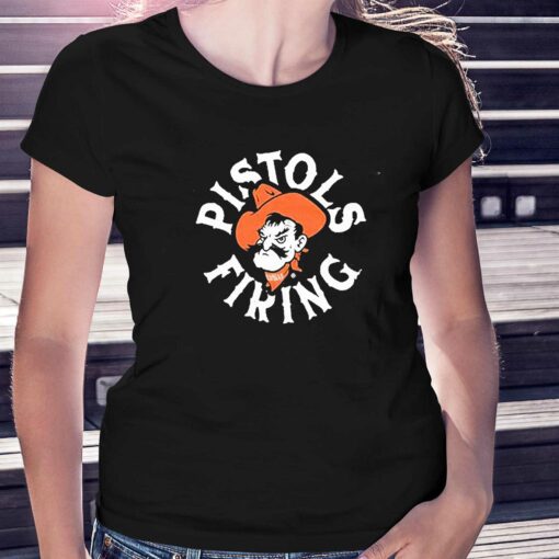 Osu Oklahoma State Pistols Firing Shirt