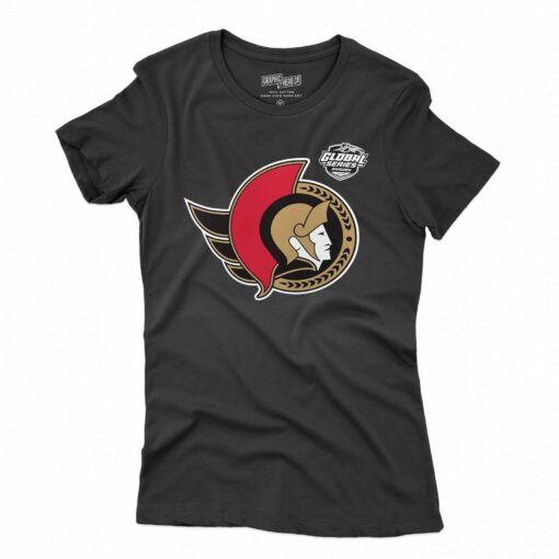 Ottawa Senators Fanatics Branded 2023 Nhl Global Series Logo T-shirt