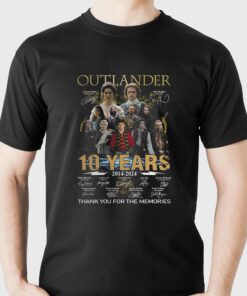 Outlander 10 Years 2014 2024 Memories Shirt Hoodie