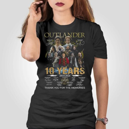 Outlander 10 Years 2014 2024 Memories Shirt Hoodie