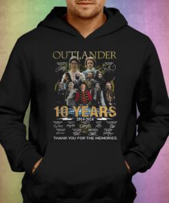 Outlander 10 Years 2014 2024 Memories Shirt Hoodie 3