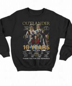 Outlander 10 Years 2014 2024 Memories Shirt Hoodie 4