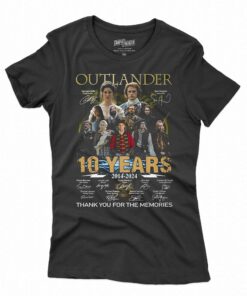Outlander 10 Years 2014- 2024 Thank You For The Memories T-shirt