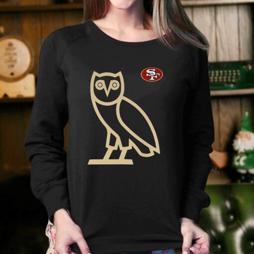 Ovo Scarlet San Francisco 49ers Owl Logo T-shirt