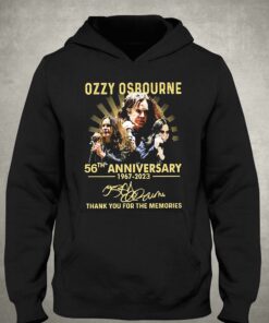 Ozzy Osbourne 56th Anniversary 1967 2023 Thank You For The Memories Signatures Shirt 3