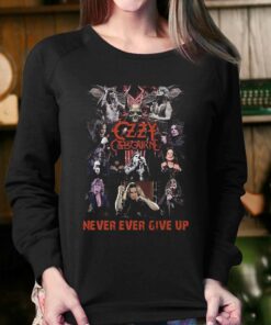 Ozzy Osbourne Never Ever Give Up T-shirt 3 Ozzy Osbourne Never Ever Give Up T shirt 4