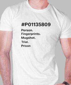 P01135809 Person Fingerprints Mugshot Trial Prison Shirt P01135809 Person Fingerprints Mugshot Trial Prison Shirt