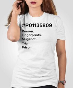 P01135809 Person Fingerprints Mugshot Trial Prison Shirt P01135809 Person Fingerprints Mugshot Trial Prison Shirt