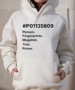 P01135809 Person Fingerprints Mugshot Trial Prison Shirt 3