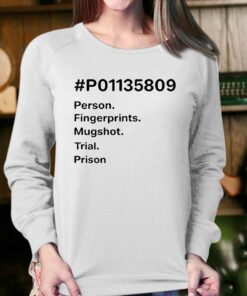 P01135809 Person Fingerprints Mugshot Trial Prison Shirt 4