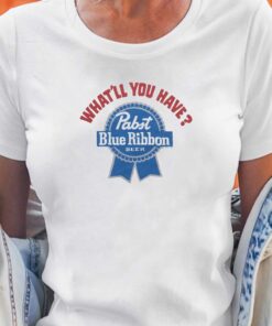 Pabst What’ll You Have Pabst Blue Ribbon Beer T-shirt Pabst What’ll You Have Pabst Blue Ribbon Beer T-shirt