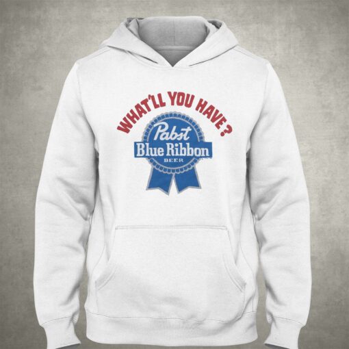 Pabst What’ll You Have Pabst Blue Ribbon Beer T-shirt