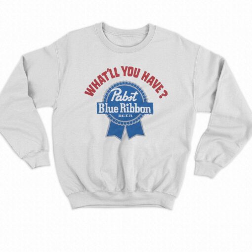 Pabst What’ll You Have Pabst Blue Ribbon Beer T-shirt