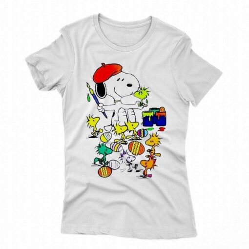 Painter Snoopy Easter Eggs Shirt Painter Snoopy Easter Eggs Shirt