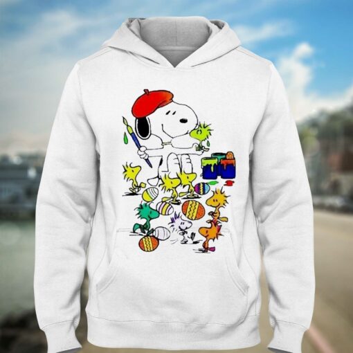 Painter Snoopy Easter Eggs Shirt Painter Snoopy Easter Eggs Shirt