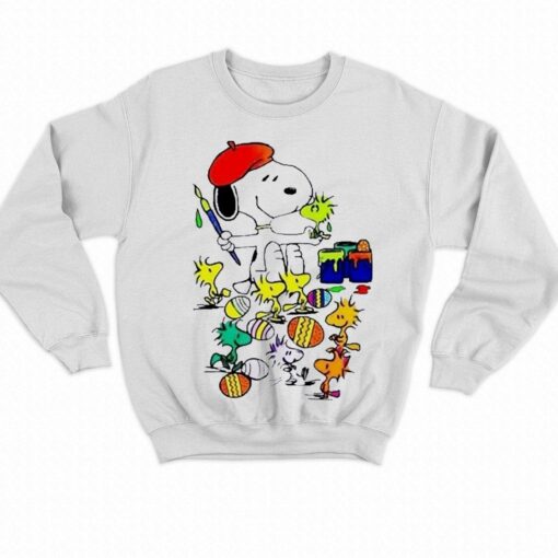 Painter Snoopy Easter Eggs Shirt Painter Snoopy Easter Eggs Shirt