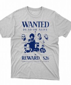 Paramore Wanted Dead Or Alive Reward Shirt Paramore Wanted Dead Or Alive Reward Shirt