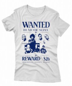 Paramore Wanted Dead Or Alive Reward Shirt Paramore Wanted Dead Or Alive Reward Shirt