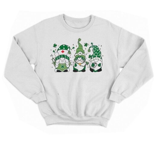 Patricks Day Nurse St Patrick Day Gnomes Squad Shirt