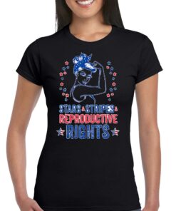 Patriotic 4th Of July Shirt Stars Stripes Reproductive Right T-shirt
