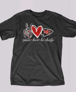 Peace Love Kc Chiefs Unisex T-shirt