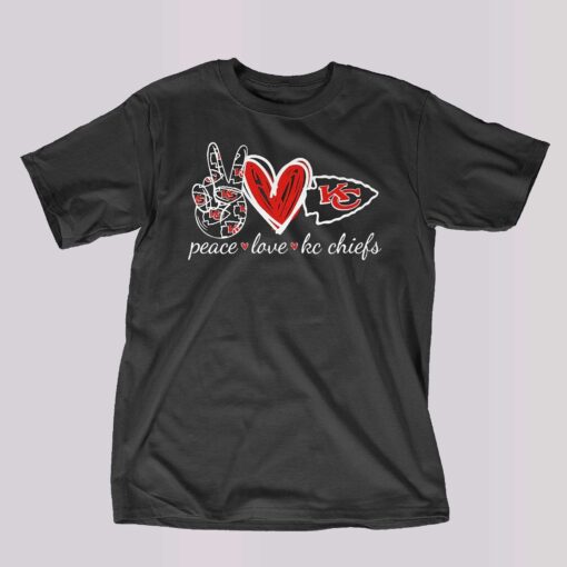 Peace Love Kc Chiefs Unisex T-shirt