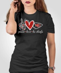 Peace Love Kc Chiefs Unisex T-shirt