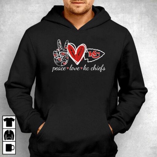 Peace Love Kc Chiefs Unisex T-shirt