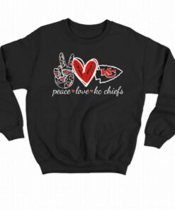 Peace Love Kc Chiefs Unisex T shirt 4