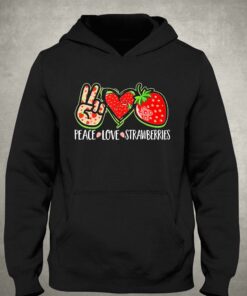 Peace Love Strawberries Shirt 3