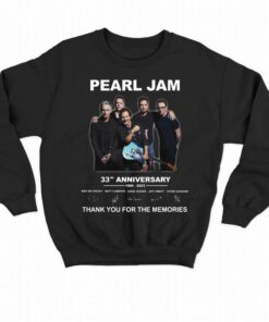Pearl Jam 33th Anniversary 1990 – 2023 Thank You For The Memories T-shirt 3 Pearl Jam 33th Anniversary 1990 2023 Thank You For The Memories T shirt 4