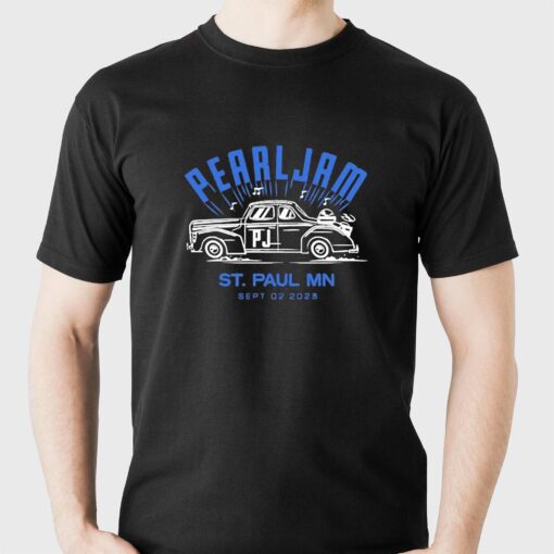 Pearl Jam September 2 Xcel Energy Center St Paul Mn 2023 Shirt