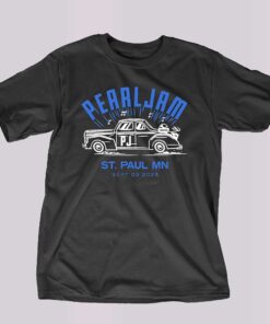 Pearl Jam Xcel Energy Center September 2 2023 Concert Poster Shirt