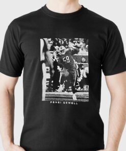 Penei Sewell Detroit Lions Majestic Threads Graphic T-shirt